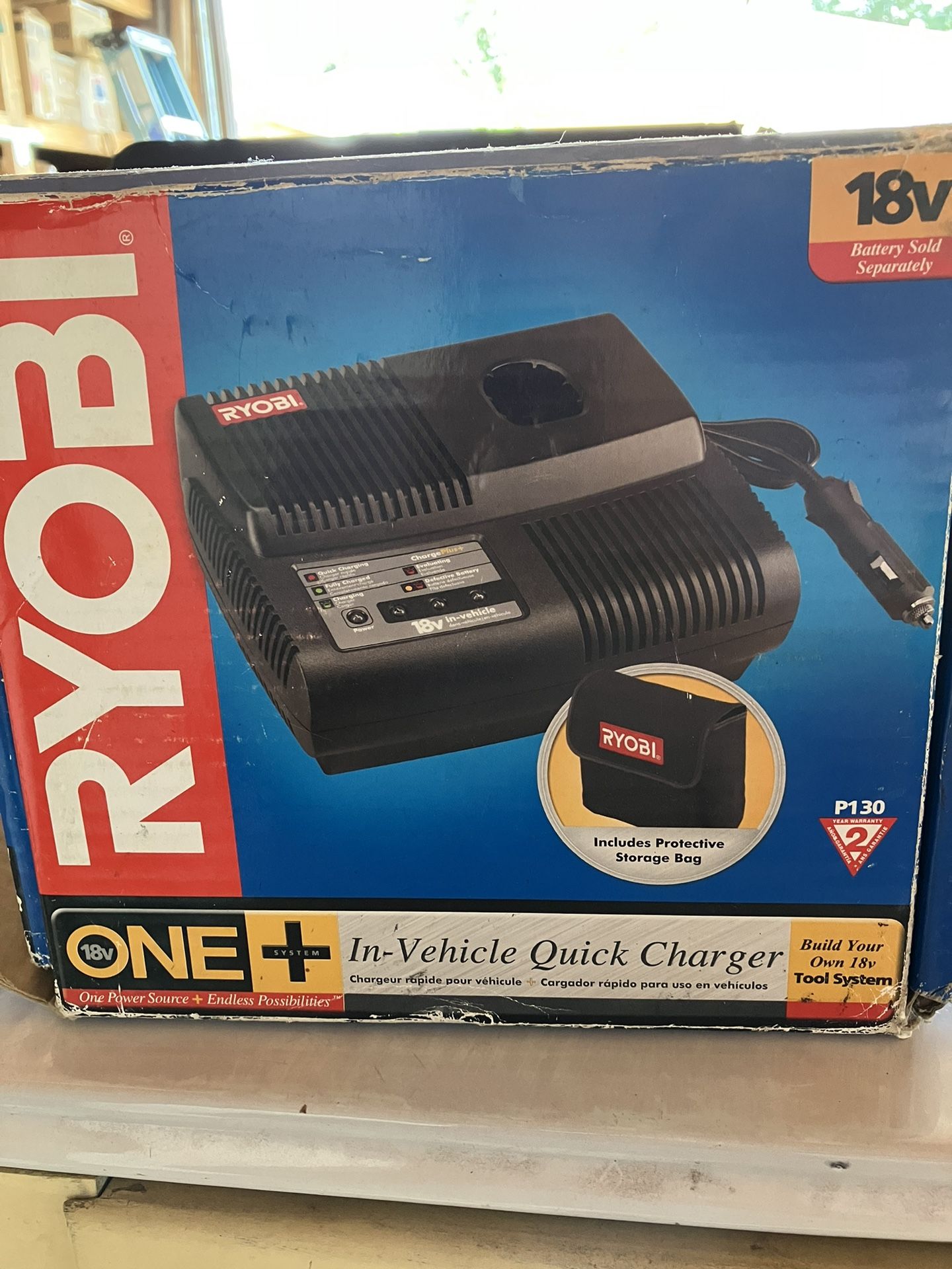 Ryobi In Vehicle Quick Charger