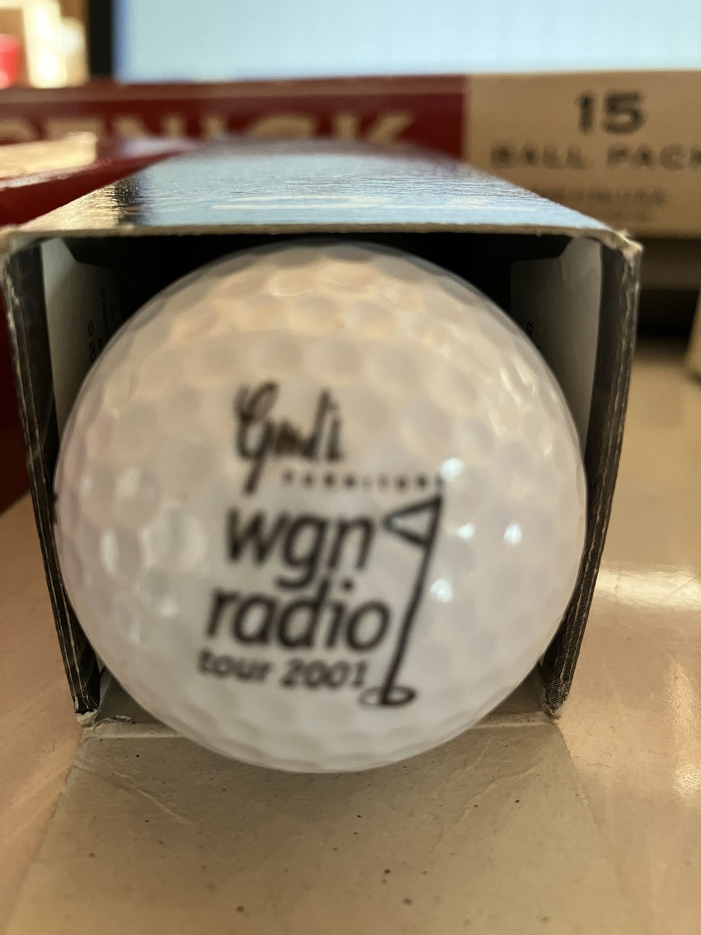 Golf balls WGN 2001 Tournament