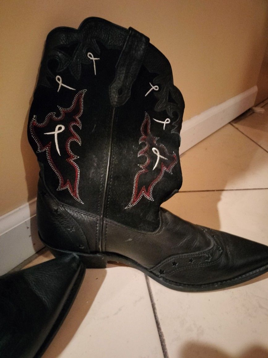 Leather Women's Cowboy Boots