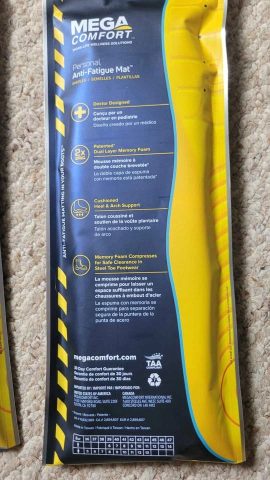Shoe insoles anti fatigue - photo 3