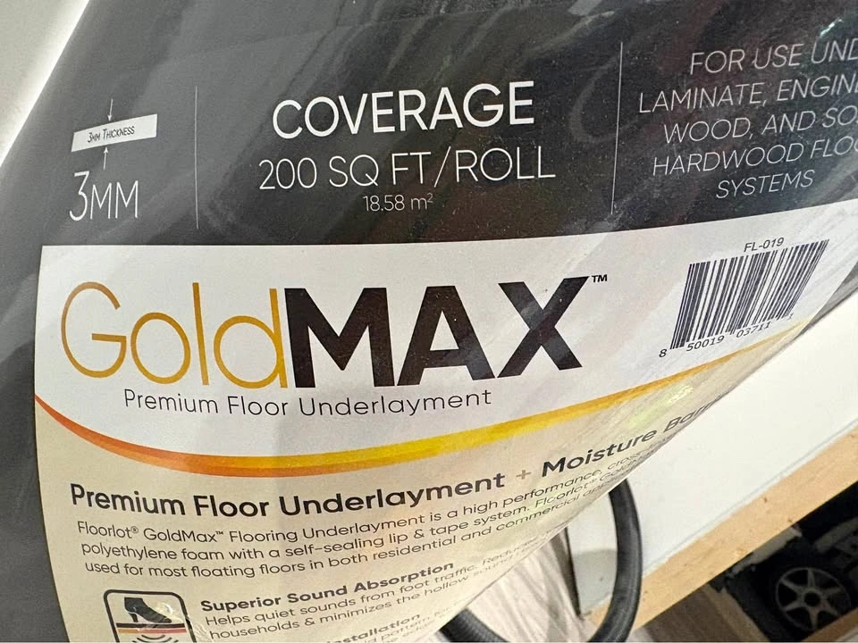 GoldMax 200 sq. ft. Premium Floor Underlayment