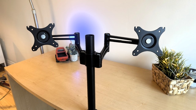 Adjustable Dual Monitor Desk Mount VESA 13-32" $50