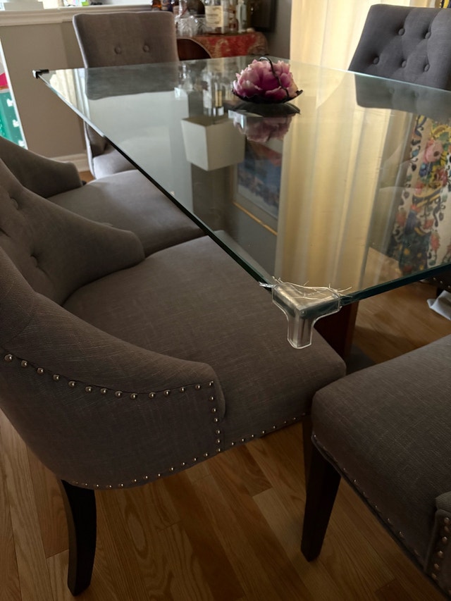Dining set with glass top - photo 2