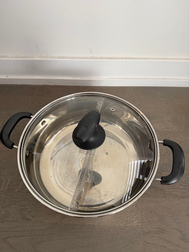 Stainless Steel Pot with Glass Lid