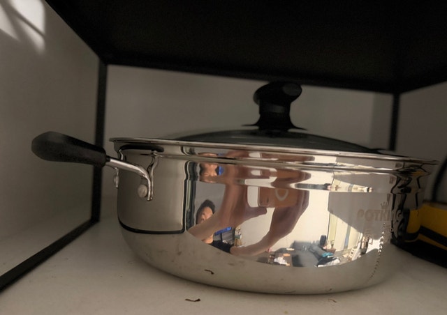 Stainless Steel Pot with Glass Lid - photo 2