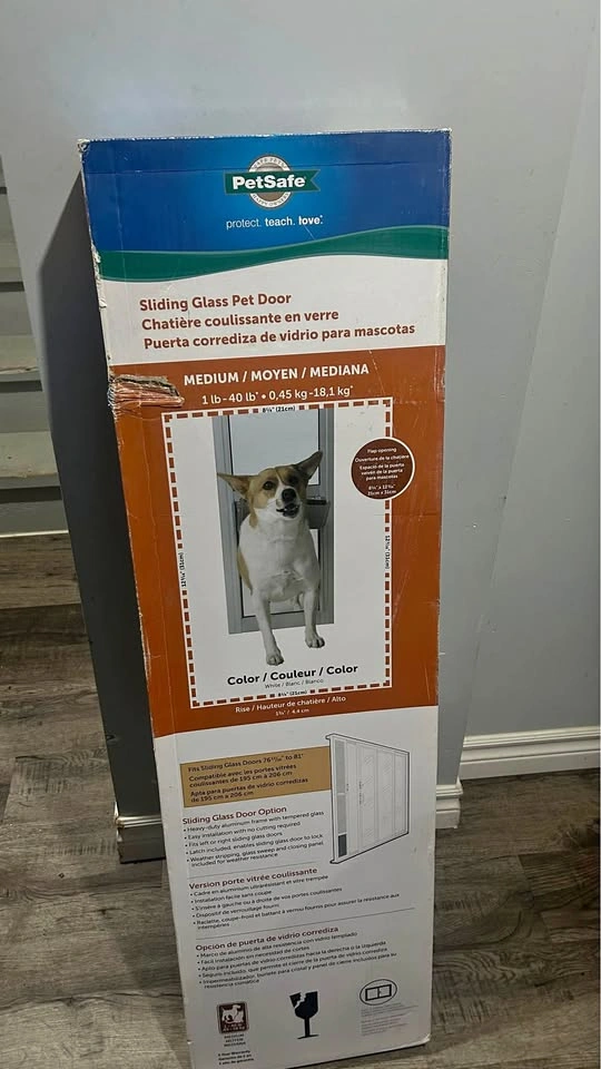 Medium Sliding Glass Pet Door