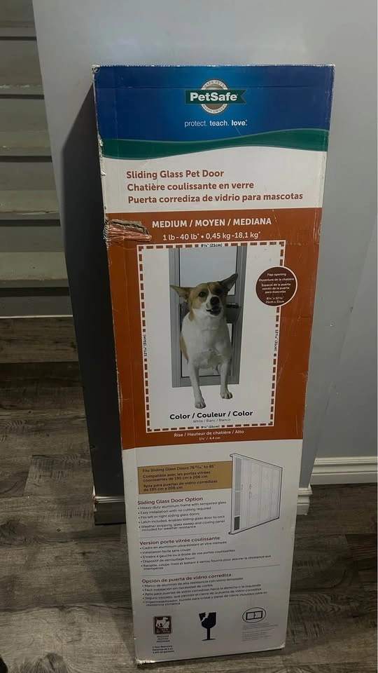 Medium Sliding Glass Pet Door - photo 3