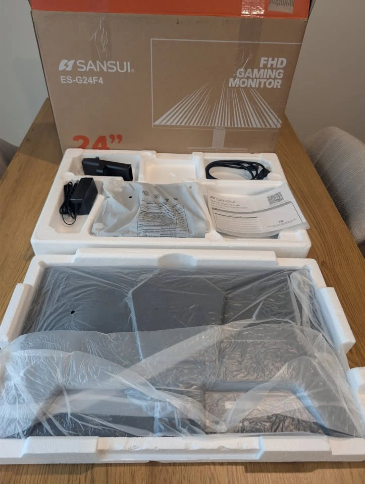 NEW OPEN BOX SANSUI 24" 180Hz GAMING MONITOR - 1ms FHD - photo 4