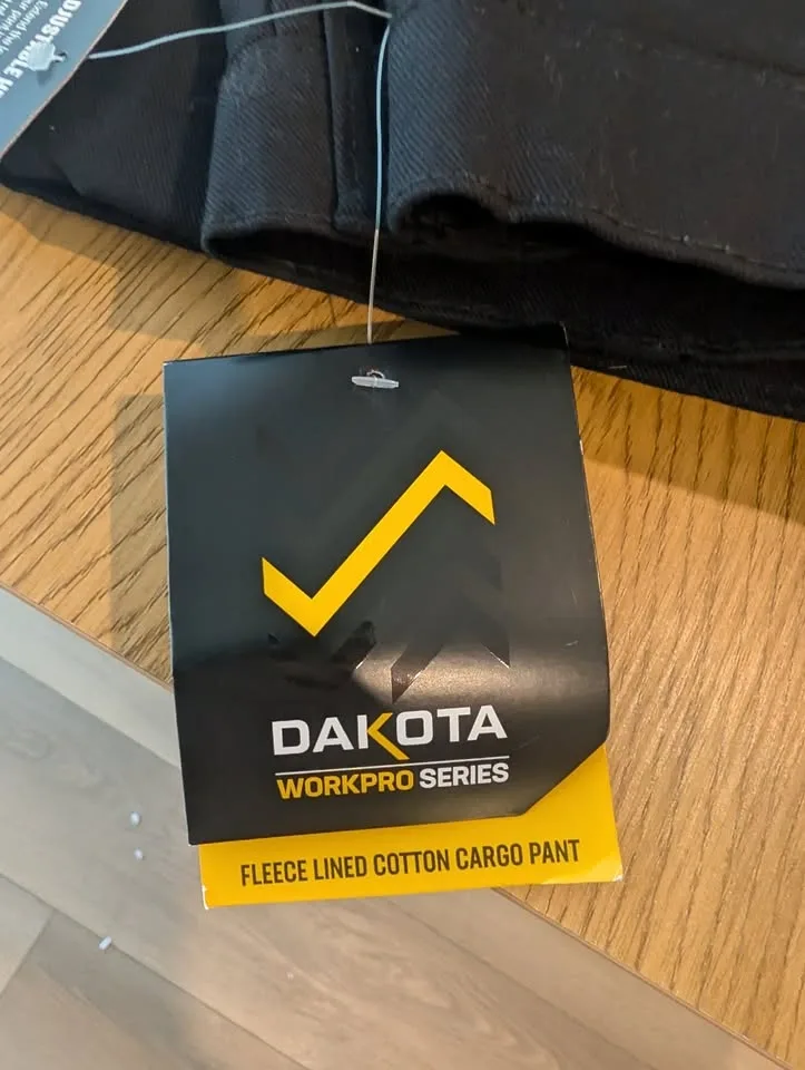 2 NEW Dakota WorkPro Fleece Lined Cargo Pants - 32x30/32 - photo 2