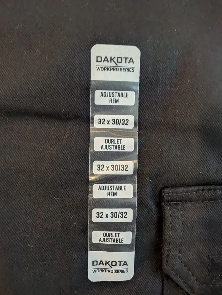 2 NEW Dakota WorkPro Fleece Lined Cargo Pants - 32x30/32 - photo 3