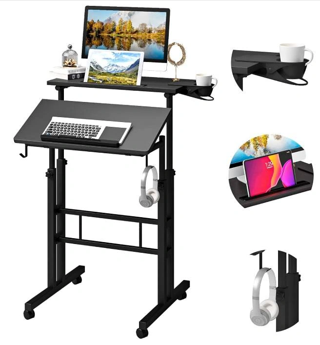 NEW Klvied Adjustable Height Standing Desk