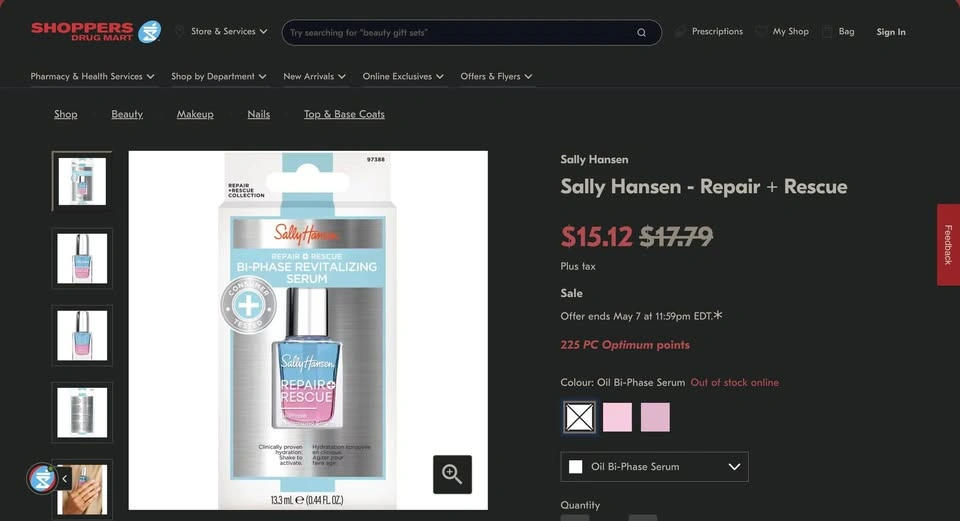 Sally Hansen Repair + Rescue Oil Bi-Phase Nail Serum - photo 2