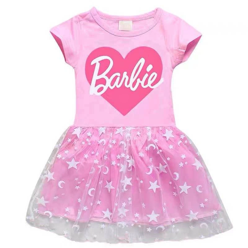 Girls Pink Princess Dress - Size 140