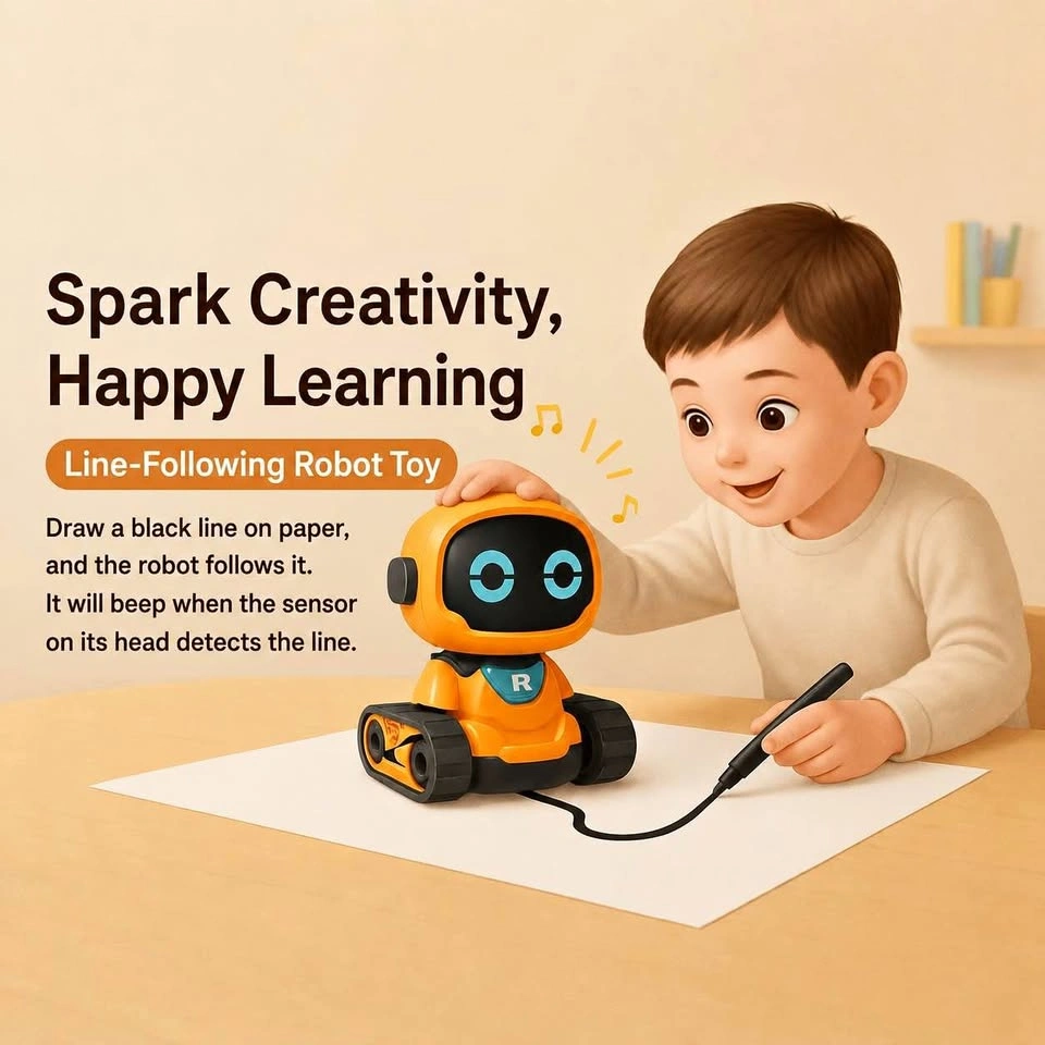 Smart Line-Following Robot Toy (Ages 3+) 🔥 Final Sale – Only 2 L