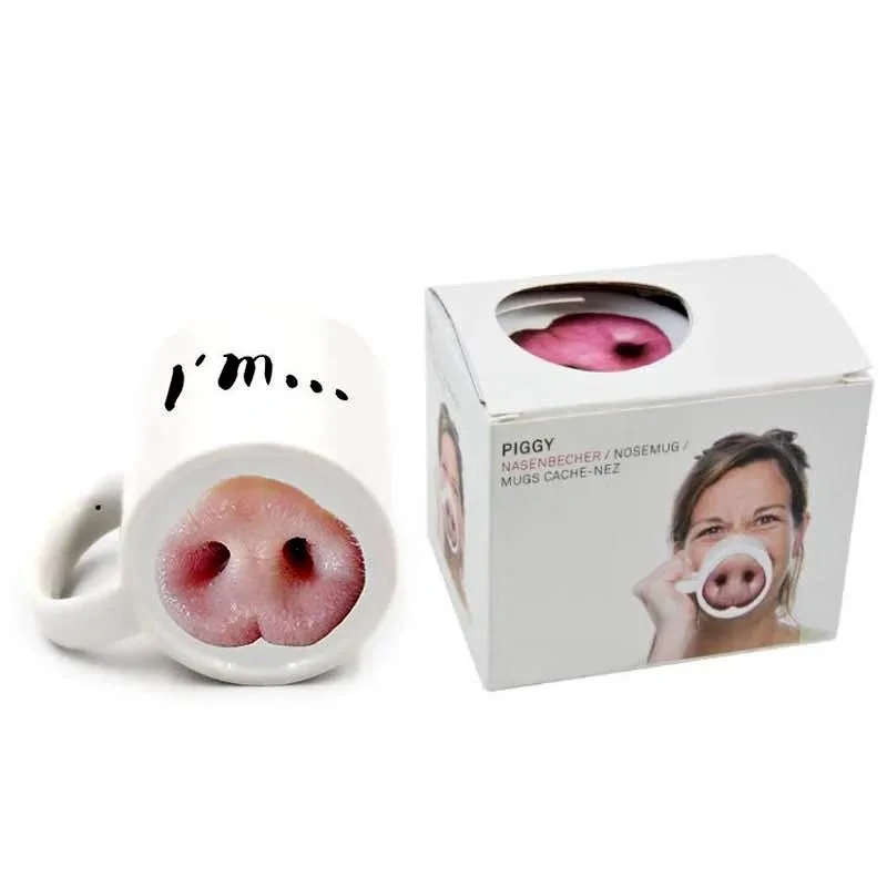 Funny Nose Mug - Doggy / Piggy Style
