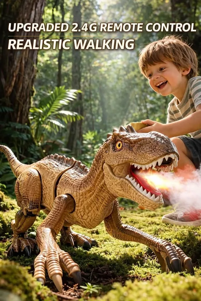 RC T-Rex Dinosaur (Green) - Clearance - photo 3