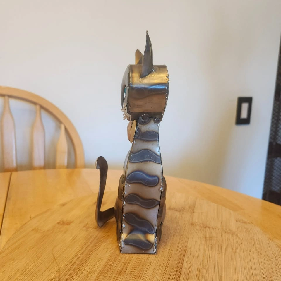 Weldon Metal Cat Sculpture - photo 4