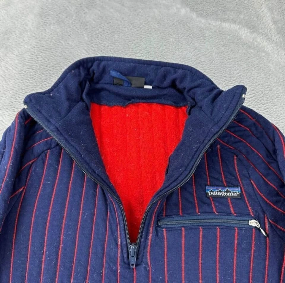 Vintage Patagonia Women's Size Small Quilted Pullover Quarter Zi - photo 3