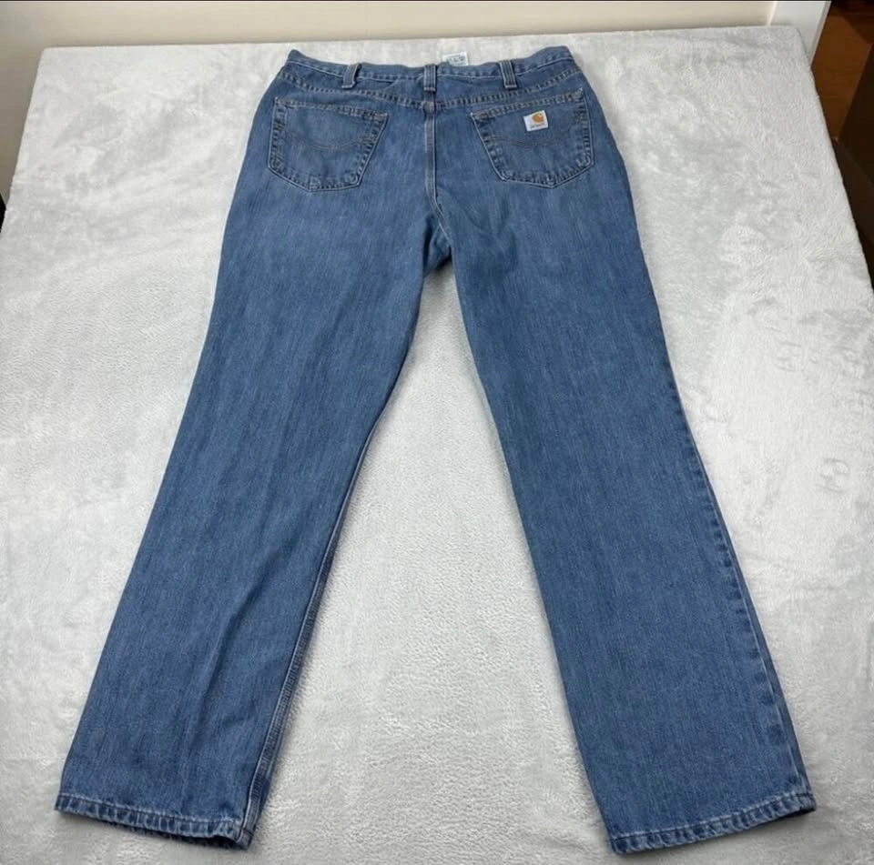 Carhartt Men's Relaxed Fit Jeans - 36x32 - Blue Denim - photo 4