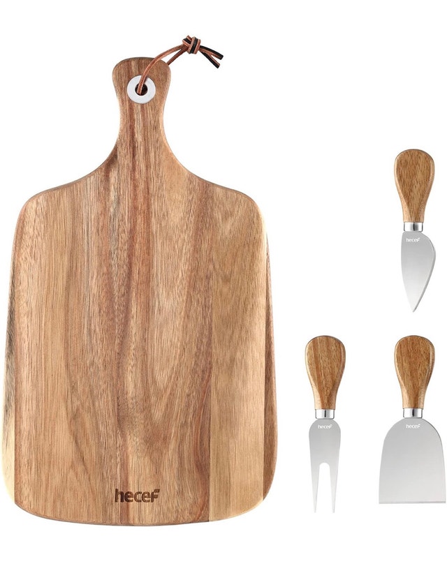 Hecef Cheese Board with Knives