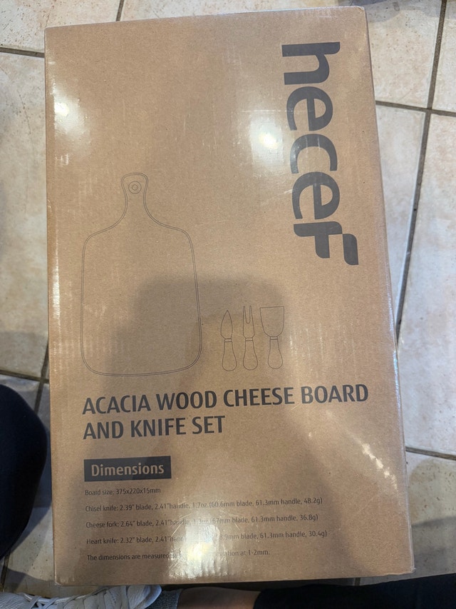 Hecef Cheese Board with Knives - photo 4
