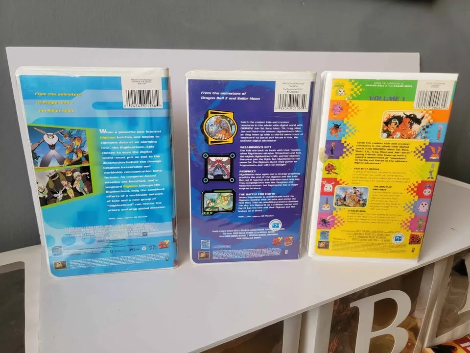 3 Digimon Vhs rare image indicator(2)