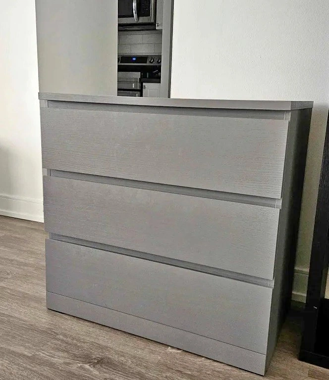 Ikea STORKLINTA 3 Drawer Chest Grey