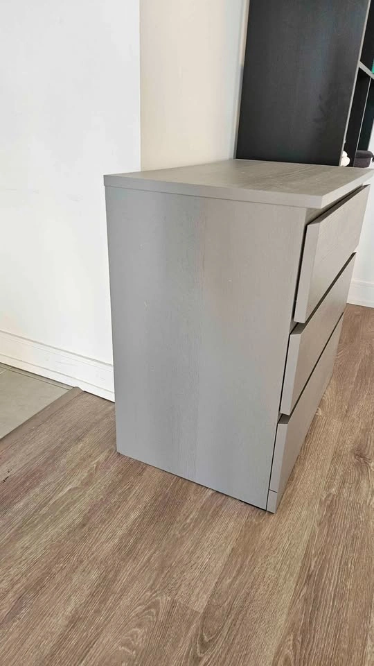 Ikea STORKLINTA 3 Drawer Chest Grey - photo 3