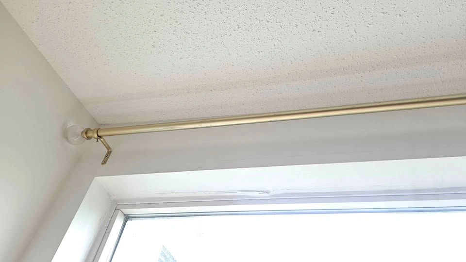 BULK DEAL: 8 Beige Panel Curtains + Golden Curtain Rod with Clea - photo 4
