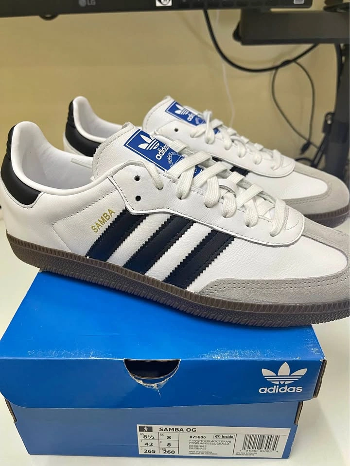 Adidas Samba OG sneakers white US 8.5