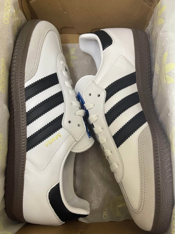 Adidas Samba OG sneakers white US 8.5 - photo 4