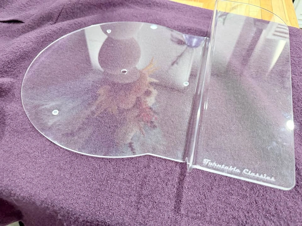Brand New Turntable Dust Cover - Acrylic, Transparent