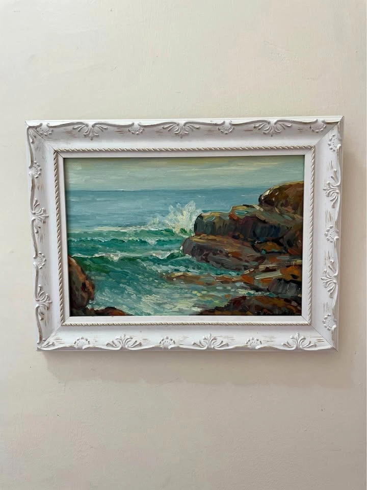 Oil Painting by Fedor Karyakin "Rocks"