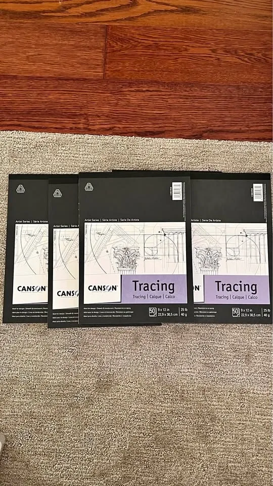 Canson Artist Series Tracing Paper Pads 9x12in