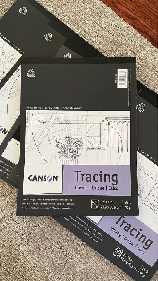 Canson Artist Series Tracing Paper Pads 9x12in - photo 2