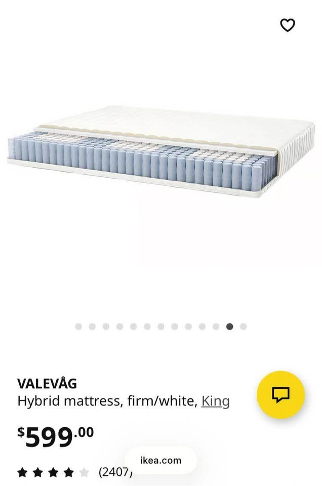 IKEA King Size Mattress - photo 2