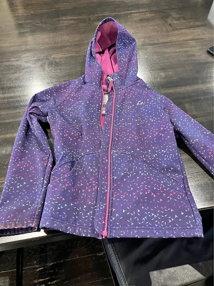 Paradox Girls' Size M/7/8 Purple Soft Shell Jacket