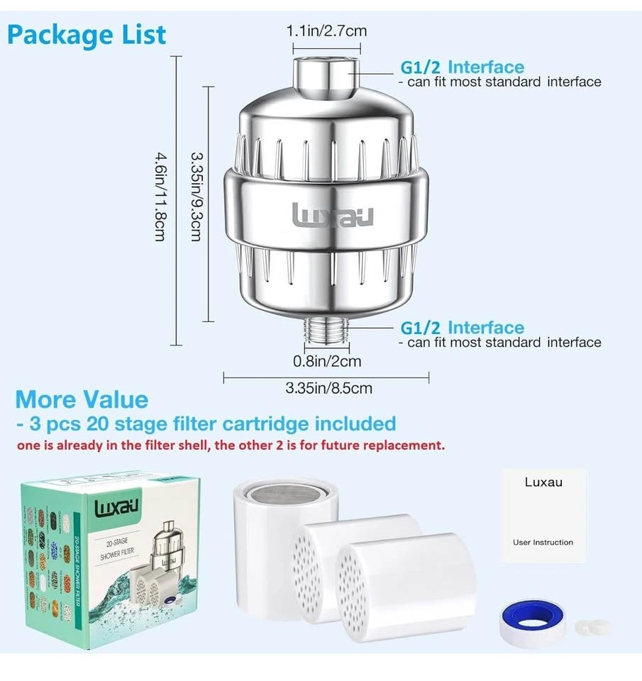 20-Stage Shower Filter (Brand New, Never Used) - photo 3