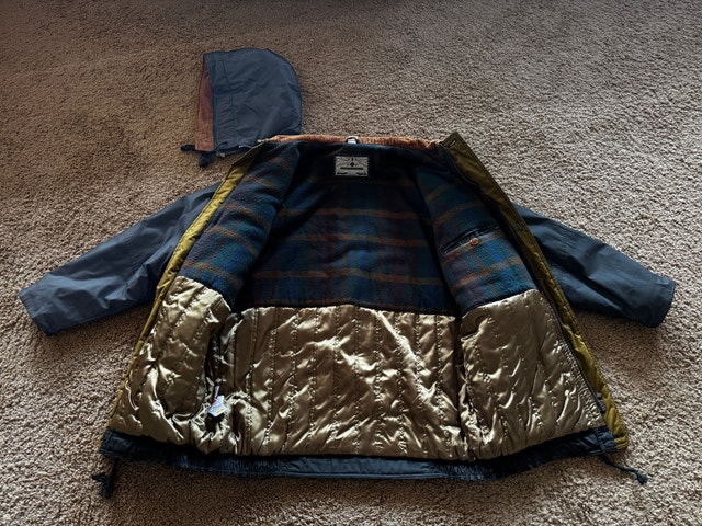 Men’s Lined Dark Green Winter/Spring Jacket Size Large - photo 3