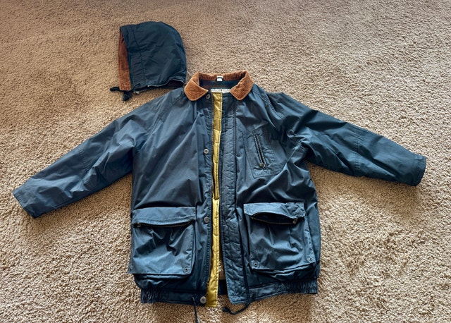 Men’s Lined Dark Green Winter/Spring Jacket Size Large - photo 4