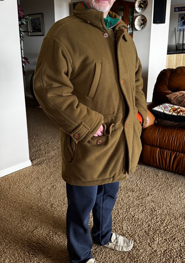 Vintage 1990’s Men’s Lined Mid Length Coat