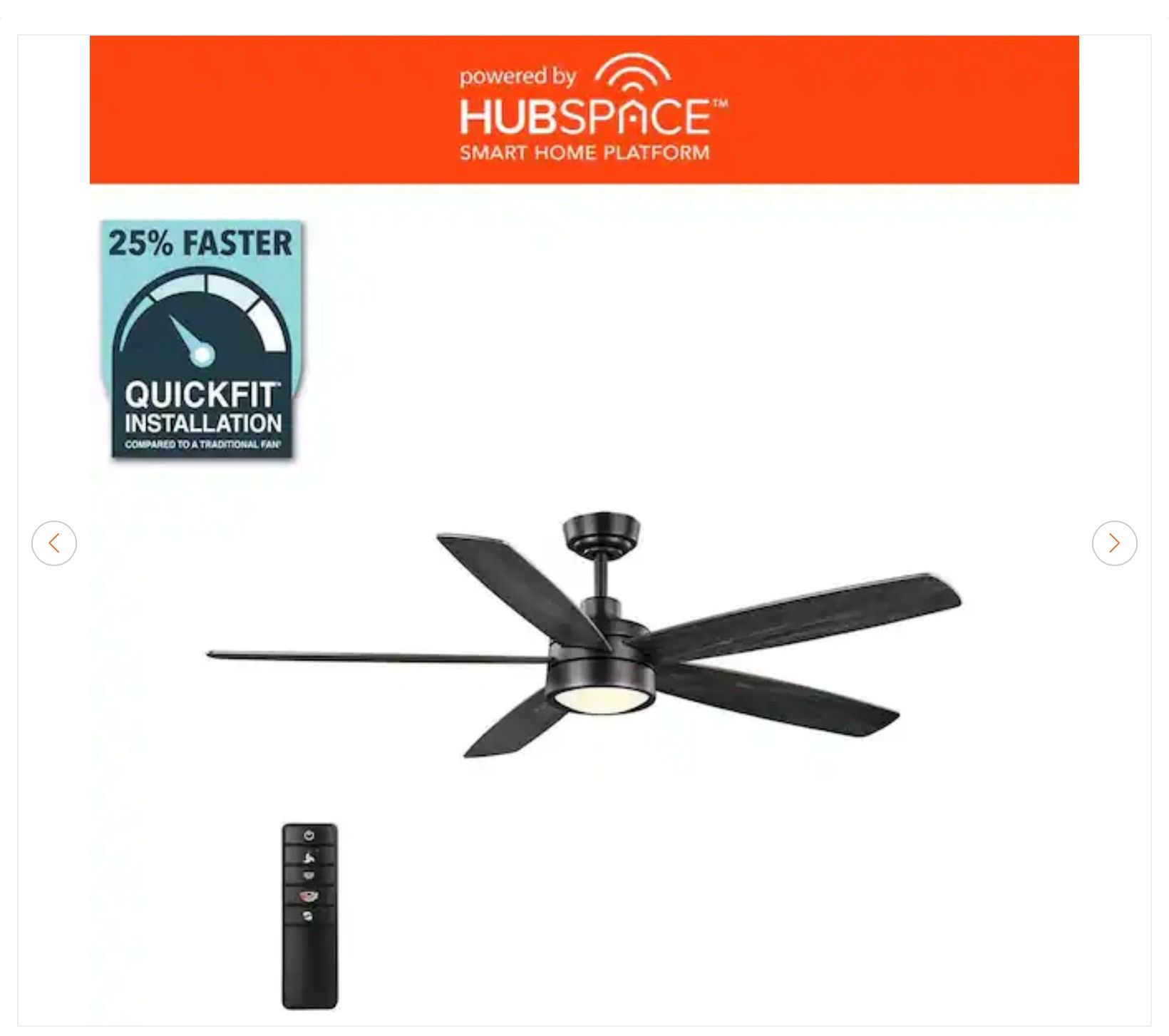 Home Decorators Driskol 60" Smart Ceiling Fan - New
