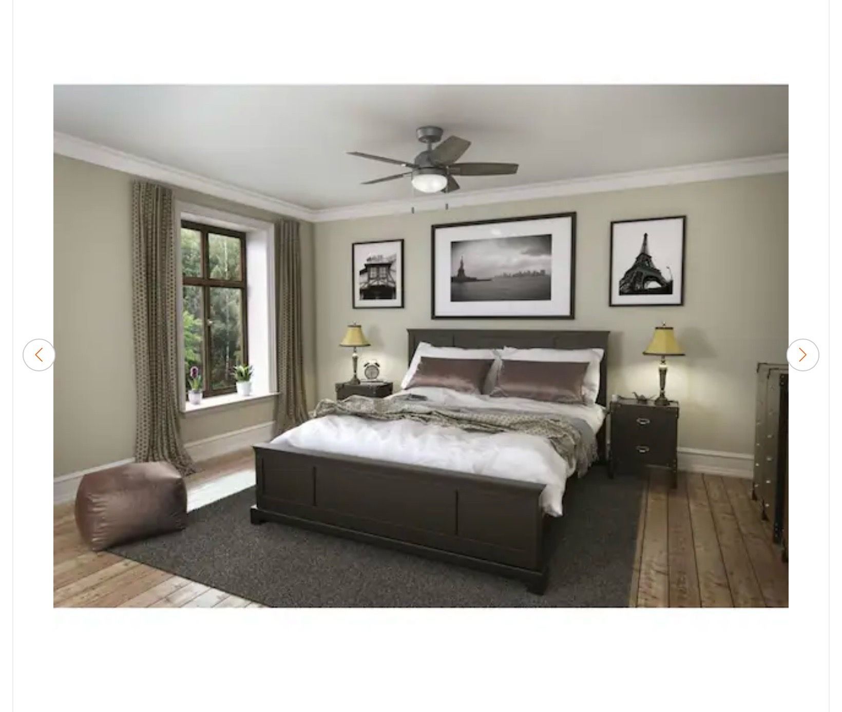Hunter Antero 44 in. Indoor Matte Silver Ceiling Fan - photo 5