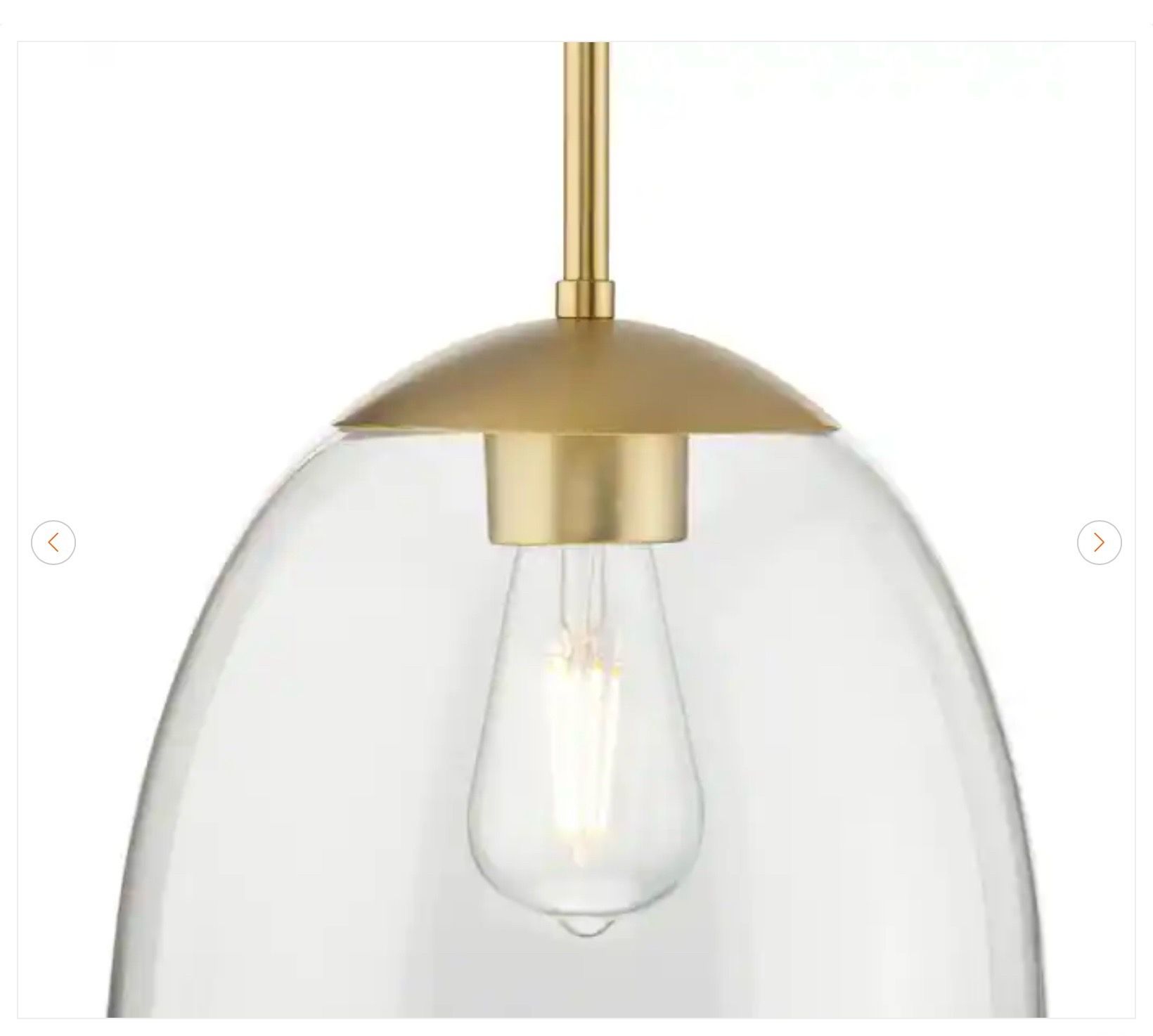 Progress Lighting Mini Pendant - Brushed Gold - photo 5
