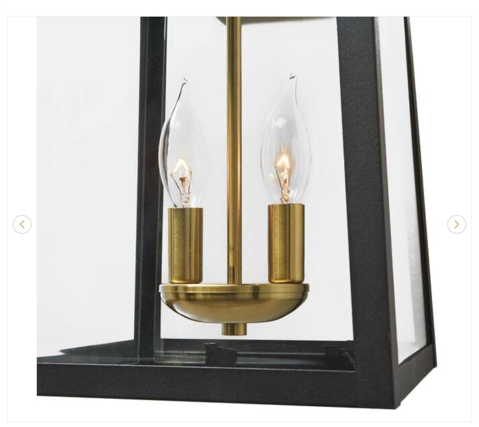 Home Decorators Collection Blakeley Outdoor Wall Light - Black/B - photo 5