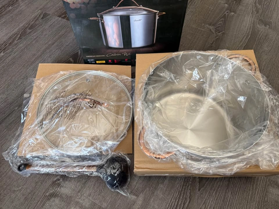 Brand new 12 Quart Stock Pot with Lid - photo 3
