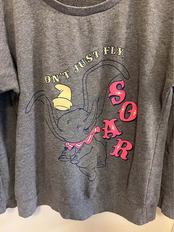 Torrid Disney Dumbo Sweatshirt Crewneck Size 1 (14-16) - photo 3