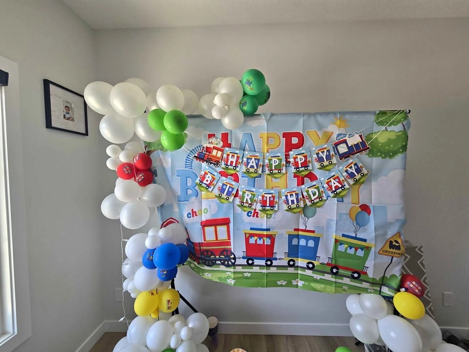 Train Birthday Party Decor Bundle