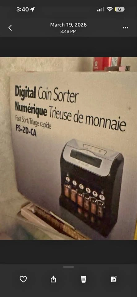 Digital Coin Sorter FS-2D-CA Fast Sort