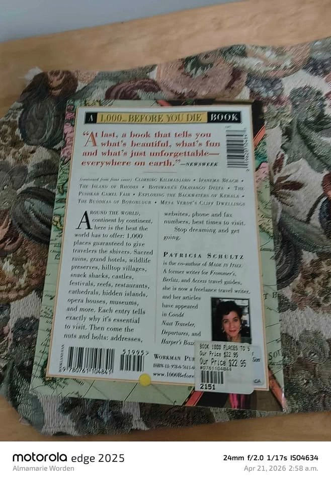 "1000 Places to See Before You Die" Book - photo 2